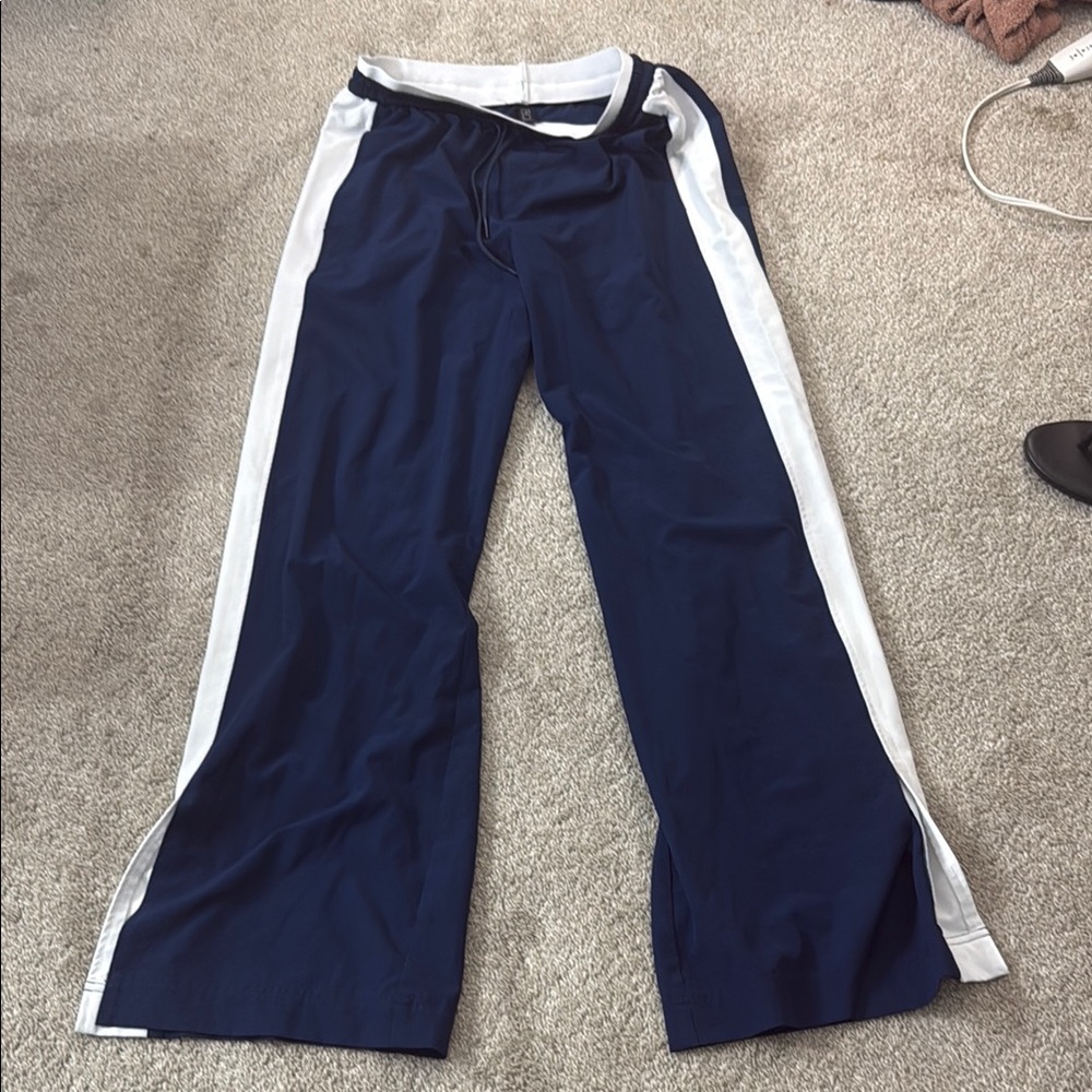 Cotton On Navy and White Straight Leg Pants